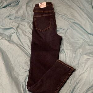 Brand new extra high rise dark blue sz 6 old navy rockstar slim jeans